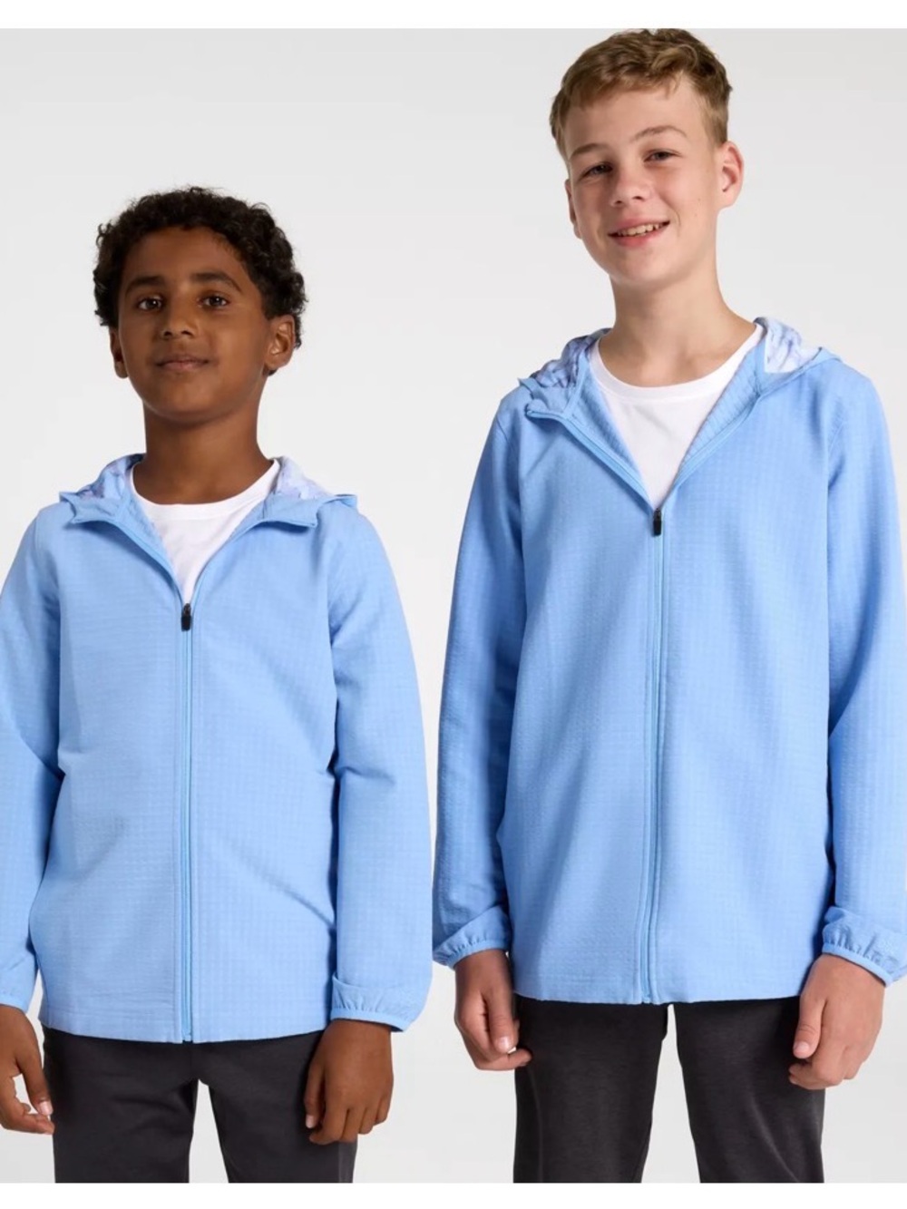 Dicks Light Blue Kids' Hooded Zip Jacket
